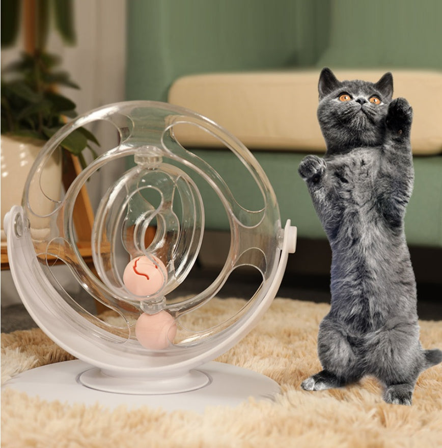 Engage Your Feline Friend with the Cat Turntable Educational Toys!