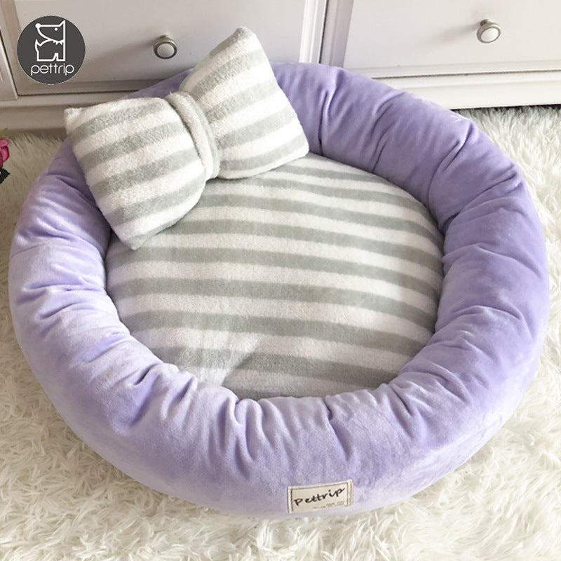 Cozy Up Your Pets This Winter with Our Velvet Warm Kennel