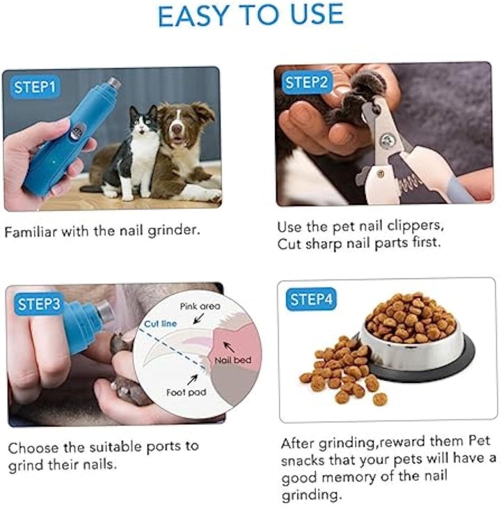 Transform Grooming with the Pet Nail Grinder Electric Nail Polisher
