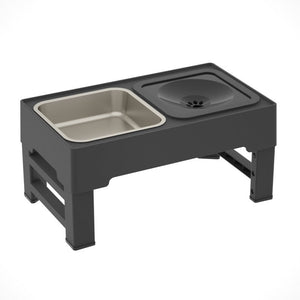 Enhance Your Pet's Dining Experience with Our Dog Double Bowls Stainless Stand