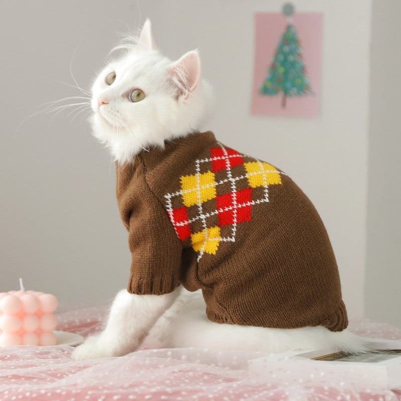 Fall Prevention Kitten Autumn Sweater