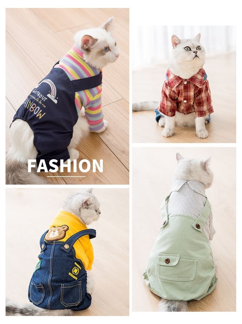 Cat Clothes Bib Autumn Clothes Thin