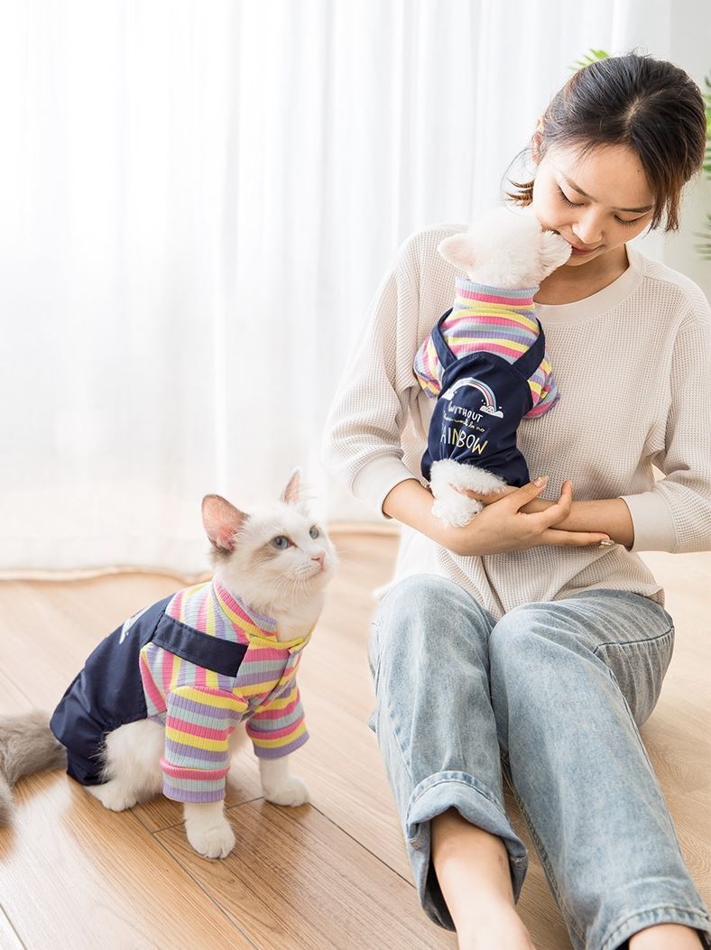 Cat Clothes Bib Autumn Clothes Thin