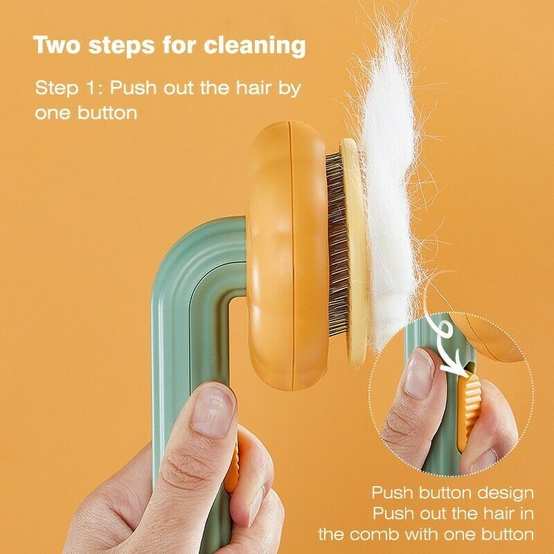 Pet Pumpkin Brush Slicker Brush