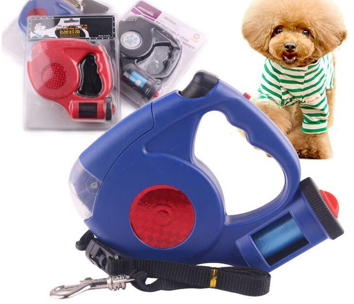 Retractable Dog Leash With Flashlight