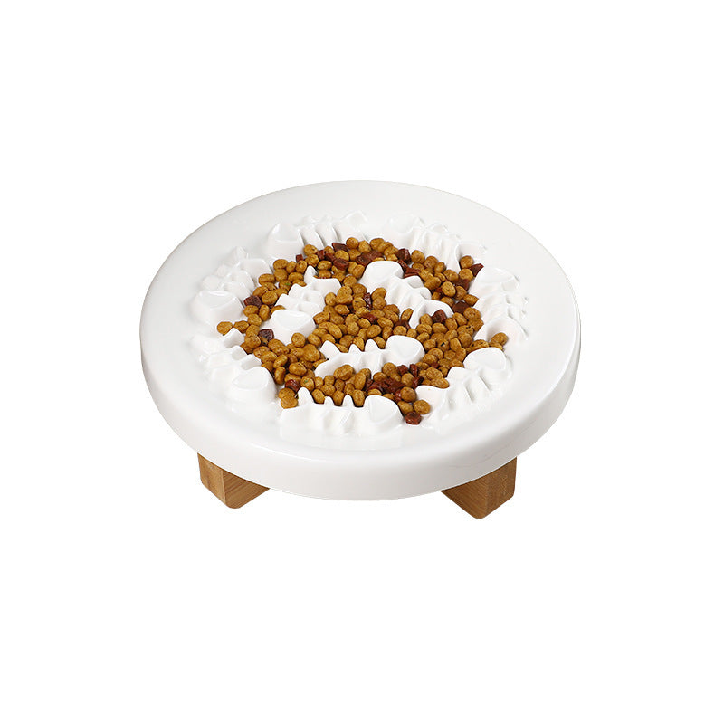 Ceramic Pet Feeder Slow Feed