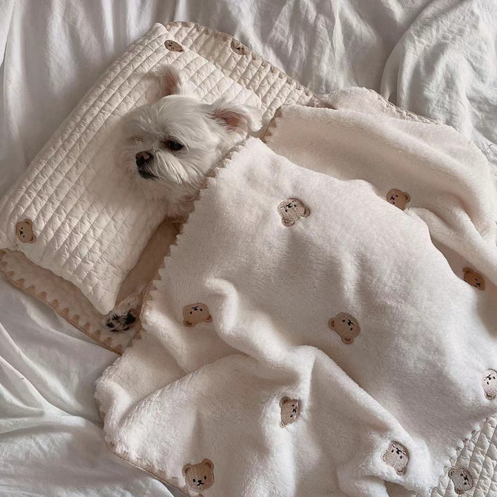 Fashion Square Mat Removable Dog Bed