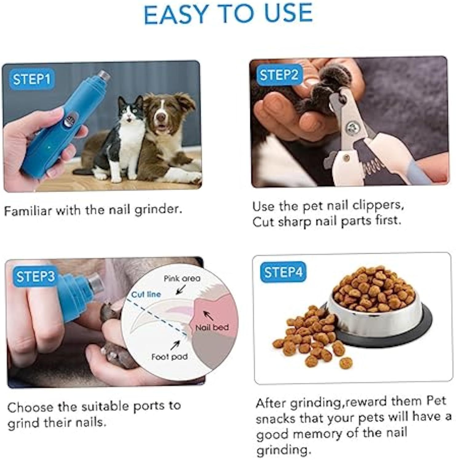 Pet Nail Grinder Electric Nail Polisher