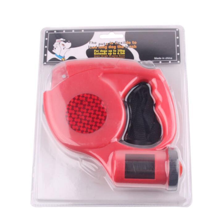 Retractable Dog Leash With Flashlight