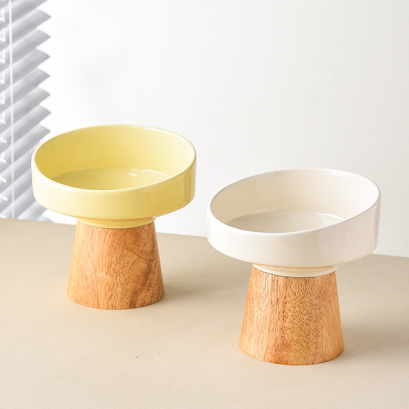 Cat Ceramic Bowl Puppy Dogs