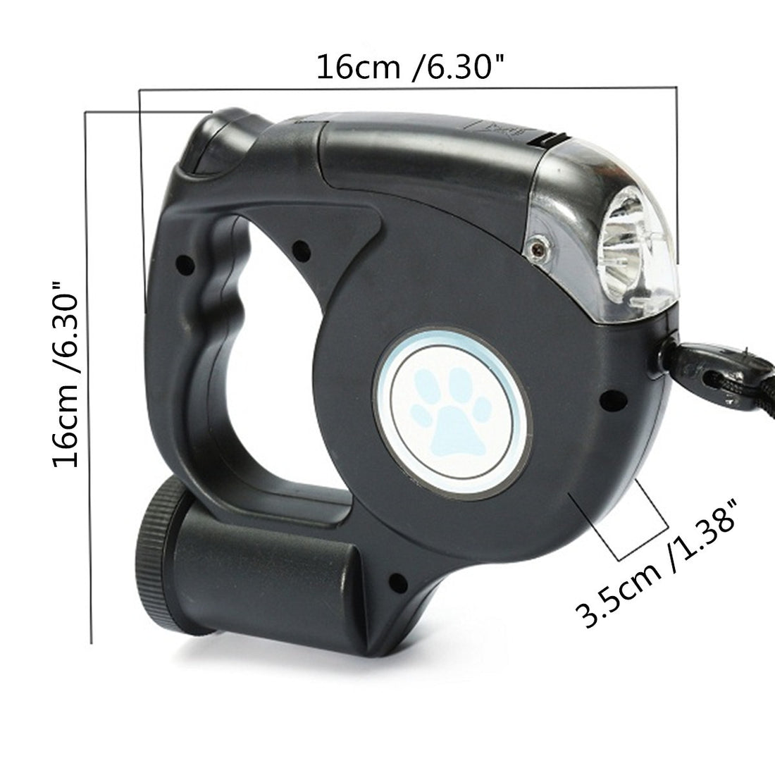 Retractable Dog Leash With Flashlight