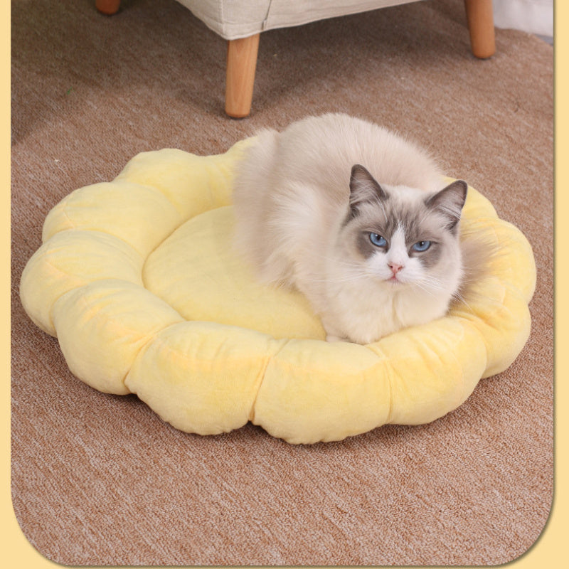 Double Sided Short Plush Soft Cat Beds