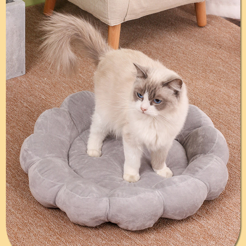 Double Sided Short Plush Soft Cat Beds