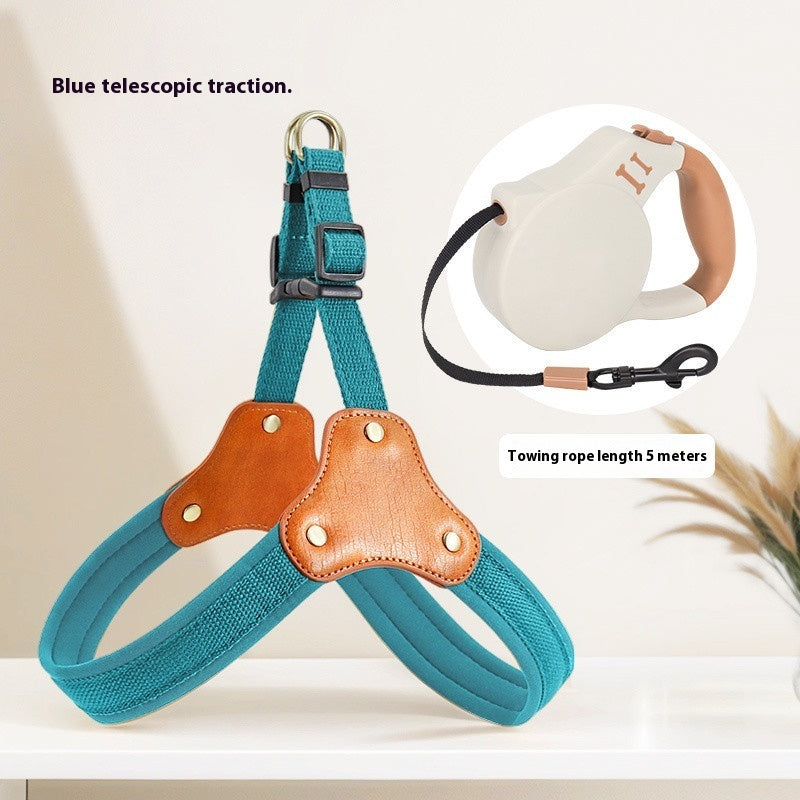 Dog Breast Collar Hand Holding Rope