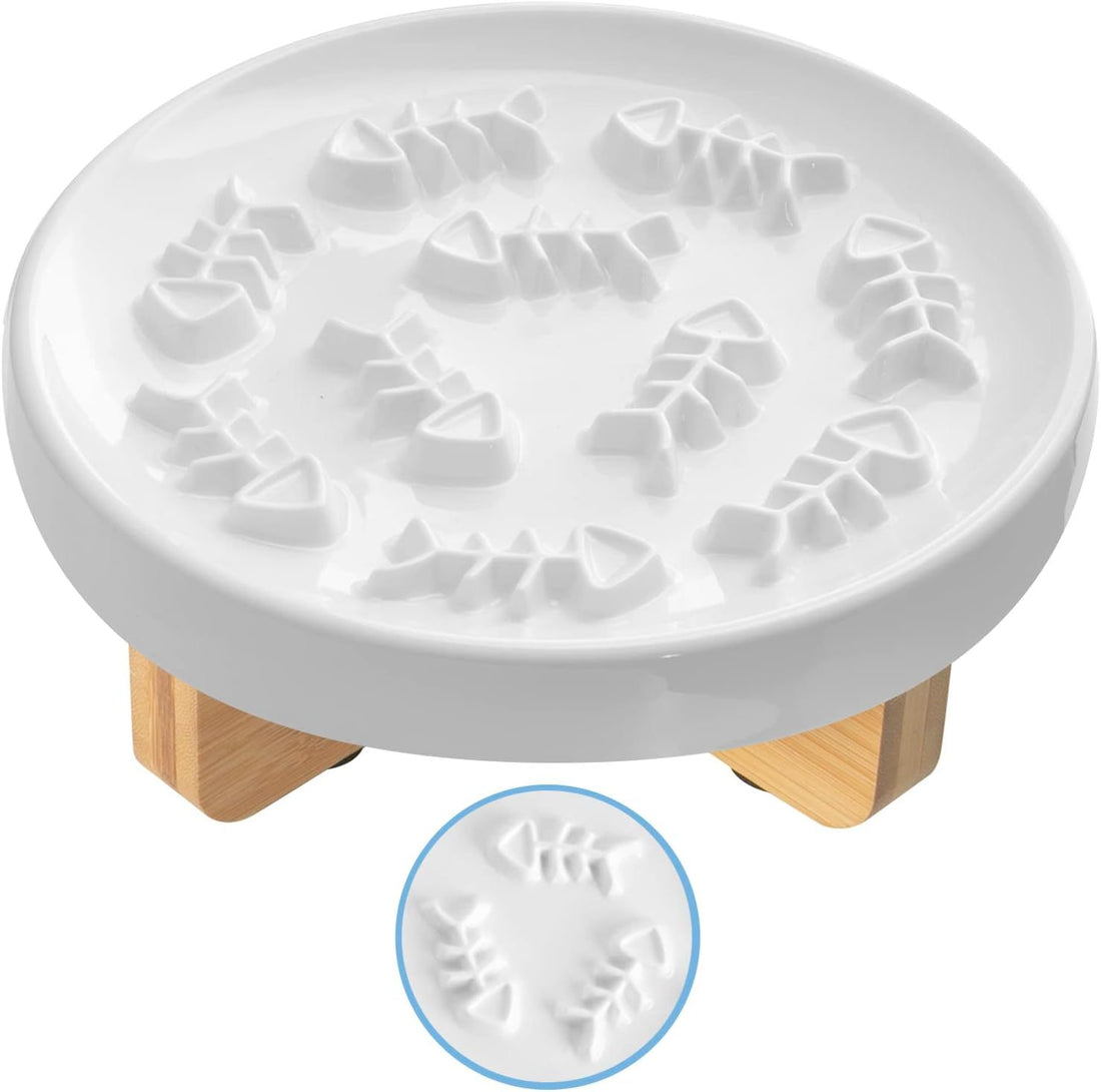 Ceramic Pet Feeder Slow Feed