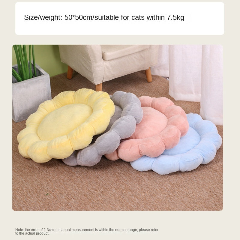 Double Sided Short Plush Soft Cat Beds